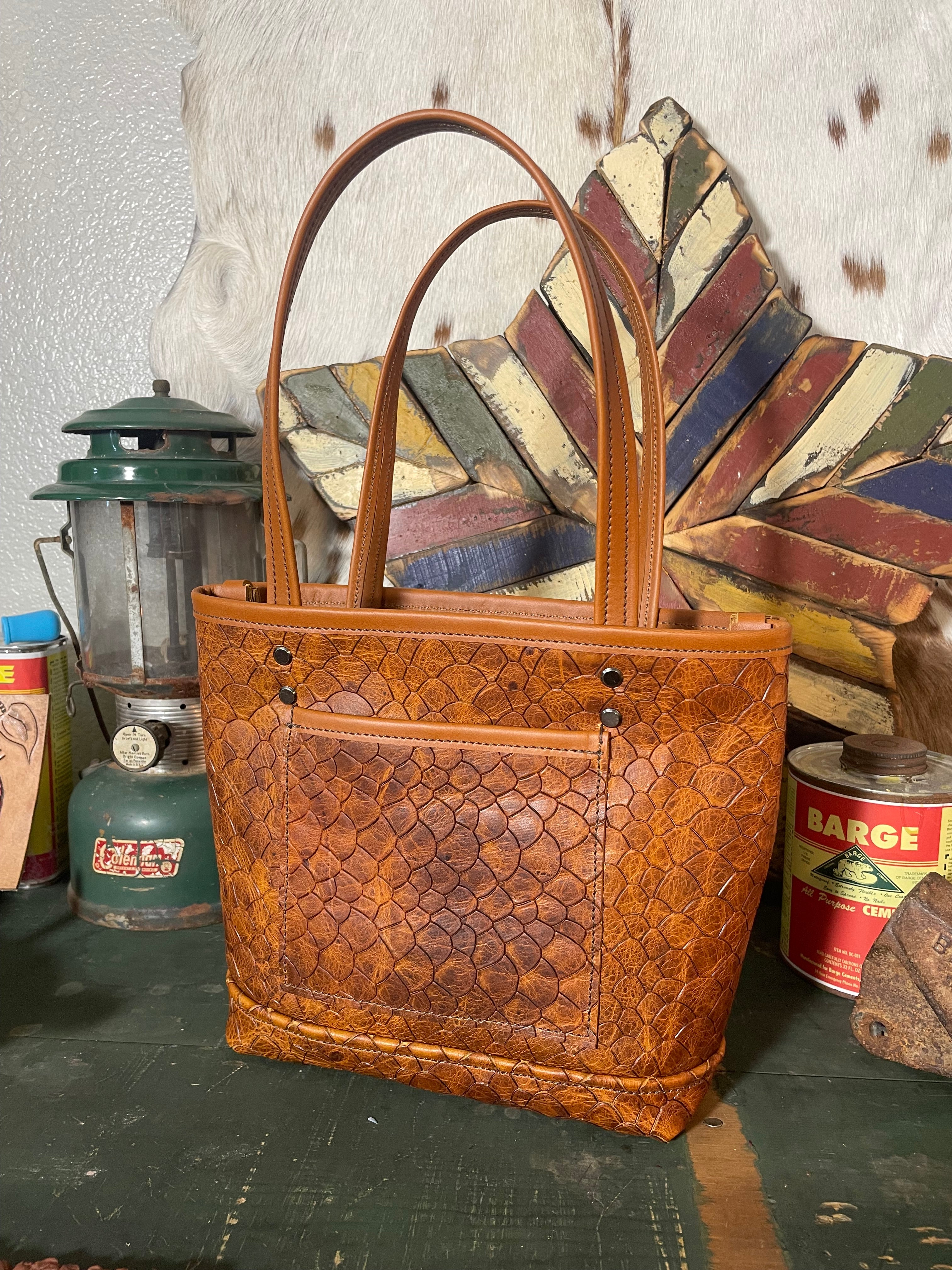 Embossed Snake Purse