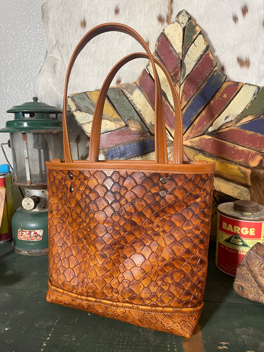 Embossed Snake Purse