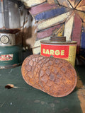 Embossed Snakeskin Leather Coasters — Set of 4
